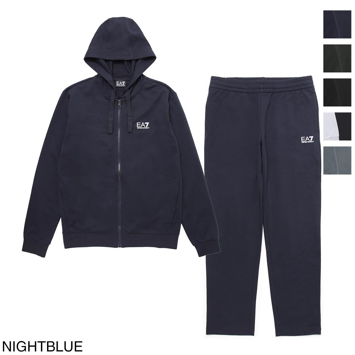 エンポリオアルマーニ / EA7 EMPORIO ARMANI / トラックスーツ / BLACK ブラック 8npv50pj05z1200 / NIGHTBLUE ブルー 8npv50pj05z15
