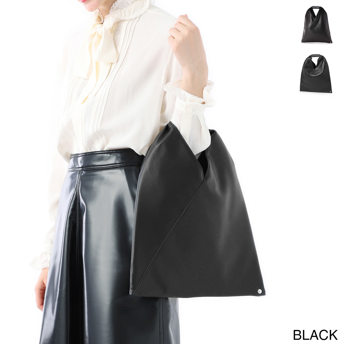 エムエム 6 メゾンマルジェラ / MM6 Maison Margiela / トートバッグ / SMALL JAPANESE HANDBAG / BLACK2 ブラック s54wd0043p4313