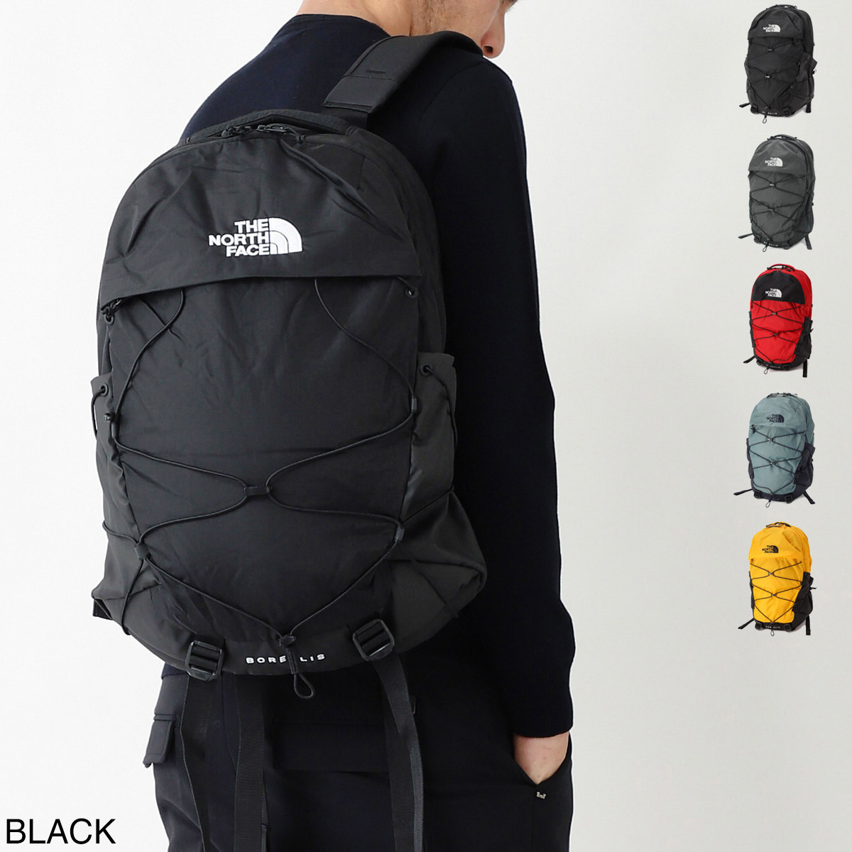 ノースフェイス / THE NORTH FACE / バックパック / BOREALIS / GRAY グレー nf0a52seylm / SUMITTGOLD-TNFBLACK イエロー nf0a5
