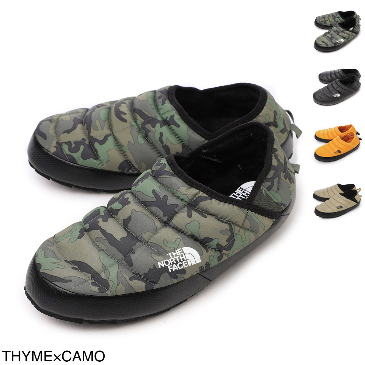 ノースフェイス / THE NORTH FACE / スリッポン / モックシューズ / THERMOBALL TRACTION MULE V 大きいサイズあり / HAWTHORNEKHAKI ベー