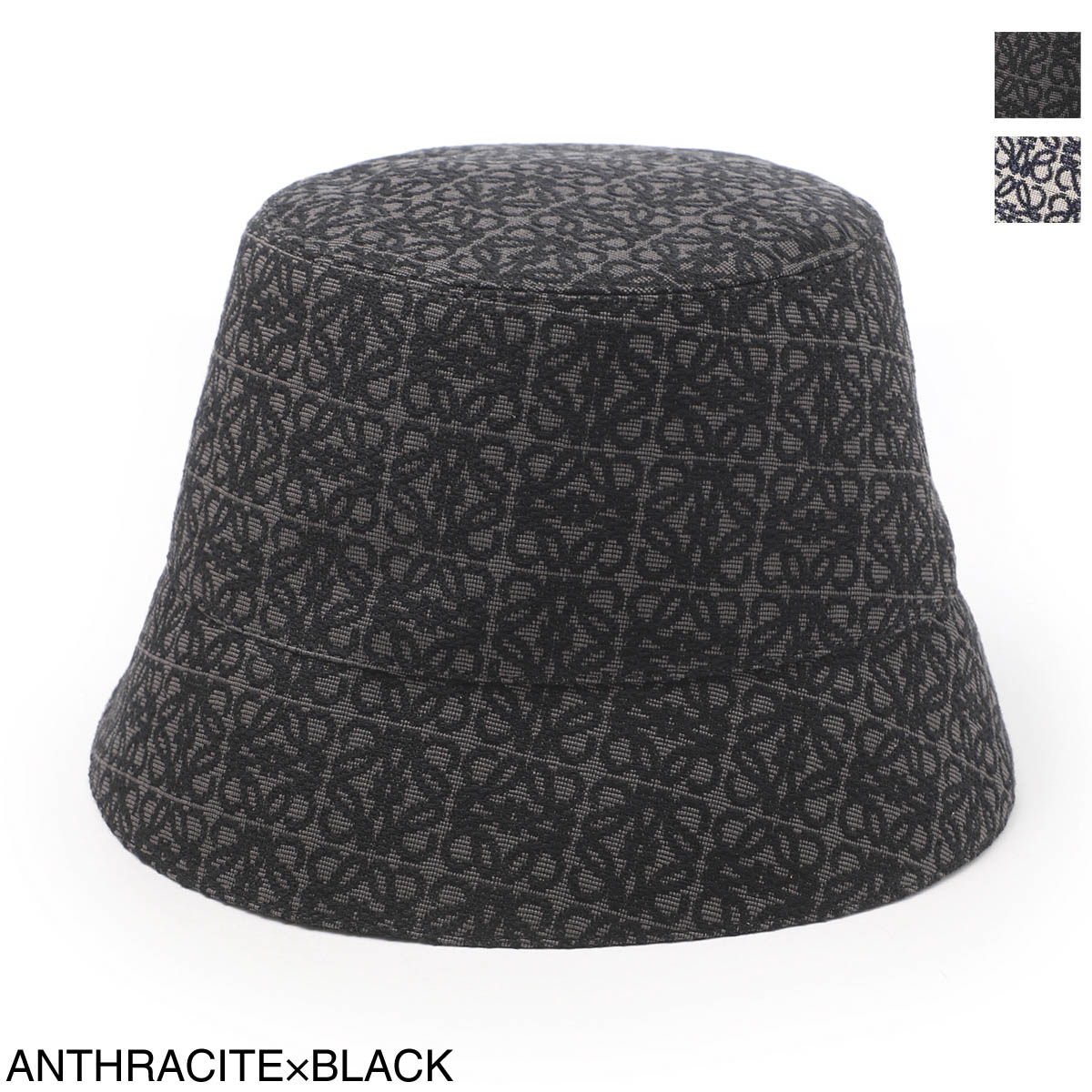 [あす着] ロエベ LOEWE バケットハット メンズ Reversible bucket hat in Anagram jacquard and nylon