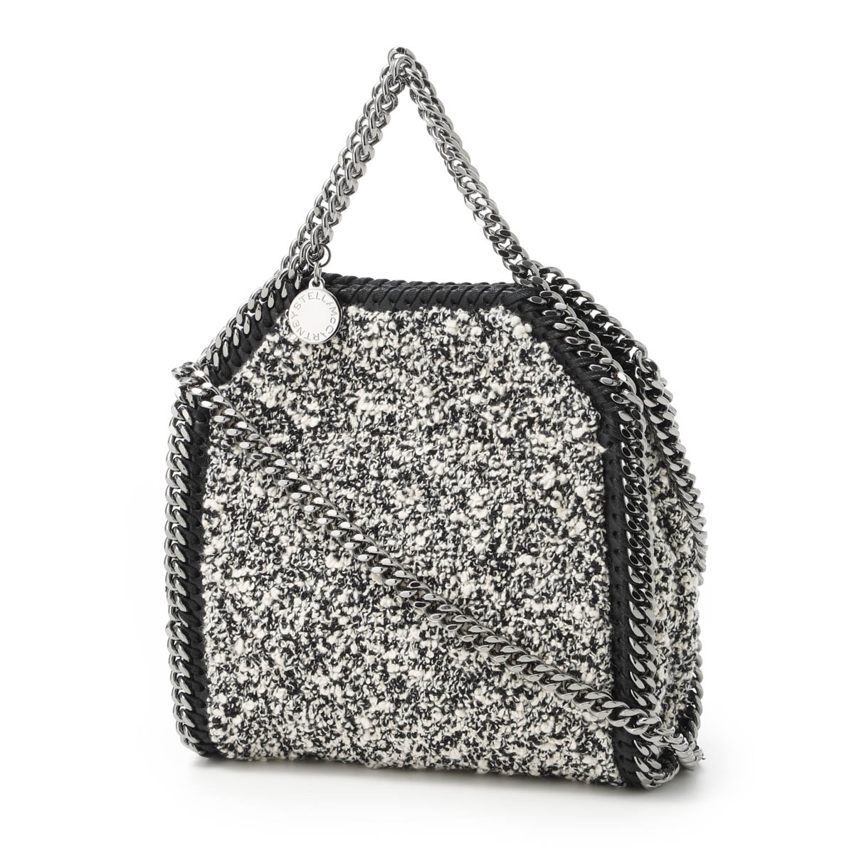 【アウトレット】ステラマッカートニー / STELLA Mc CARTNEY / トートバッグ 2WAY / ショルダーバッグ / FALABELLA TINY TOTE BAG / BLACK ブラ