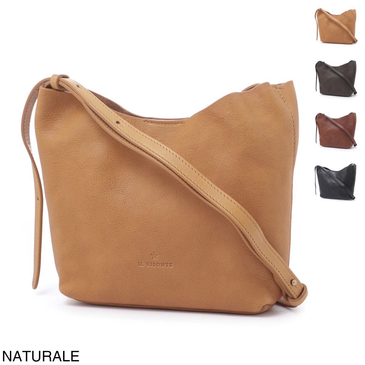 イルビゾンテ / IL BISONTE / ショルダーバッグ 2WAY / クロスボディバッグ / BCR337 / NATURALE ブラウン bcr337po0001na260bnaturale 