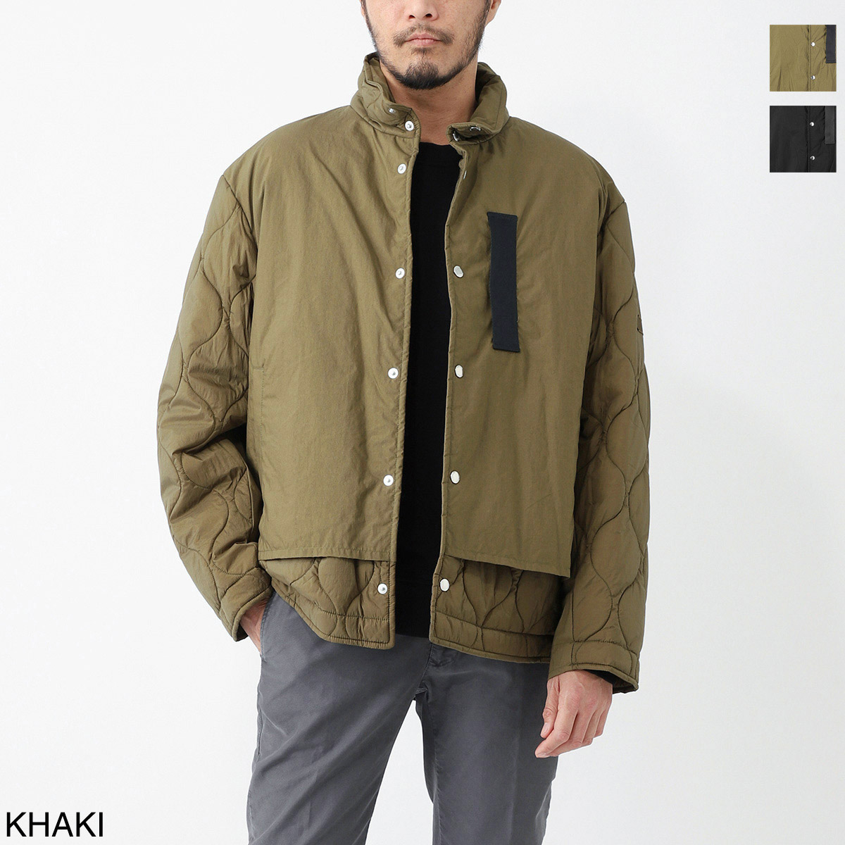 タトラス / TATRAS / 中綿入り ブルゾン / MORMERNO 大きいサイズあり / KHAKI グリーン mtke24s4261l35khaki / BLACK ブラック mtke24s4