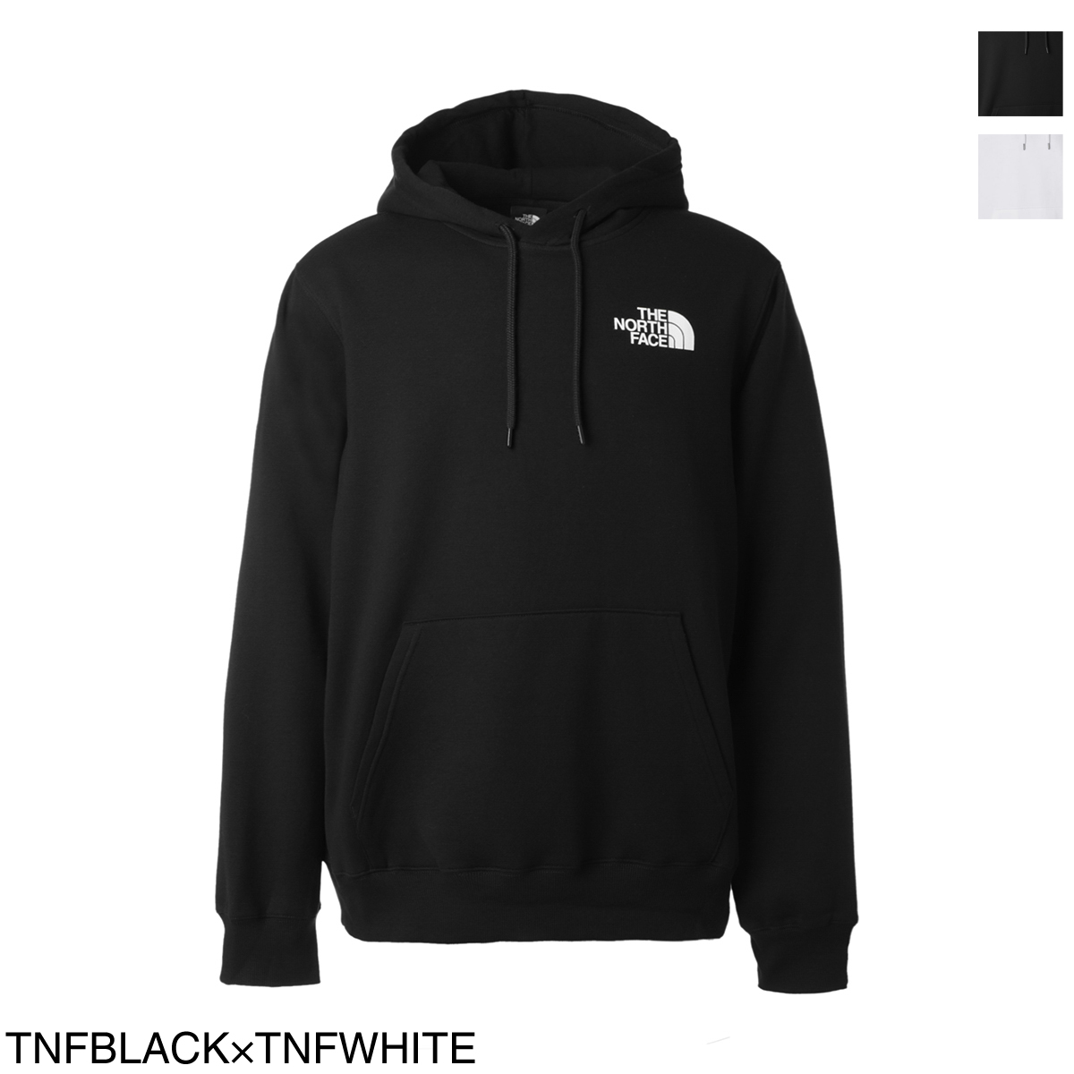 ノースフェイス / THE NORTH FACE / パーカ / フーディ / MENS BOX NSE PULLOVER HOODIE / WHITE×BLACK ホワイト nf0a7unsla9 