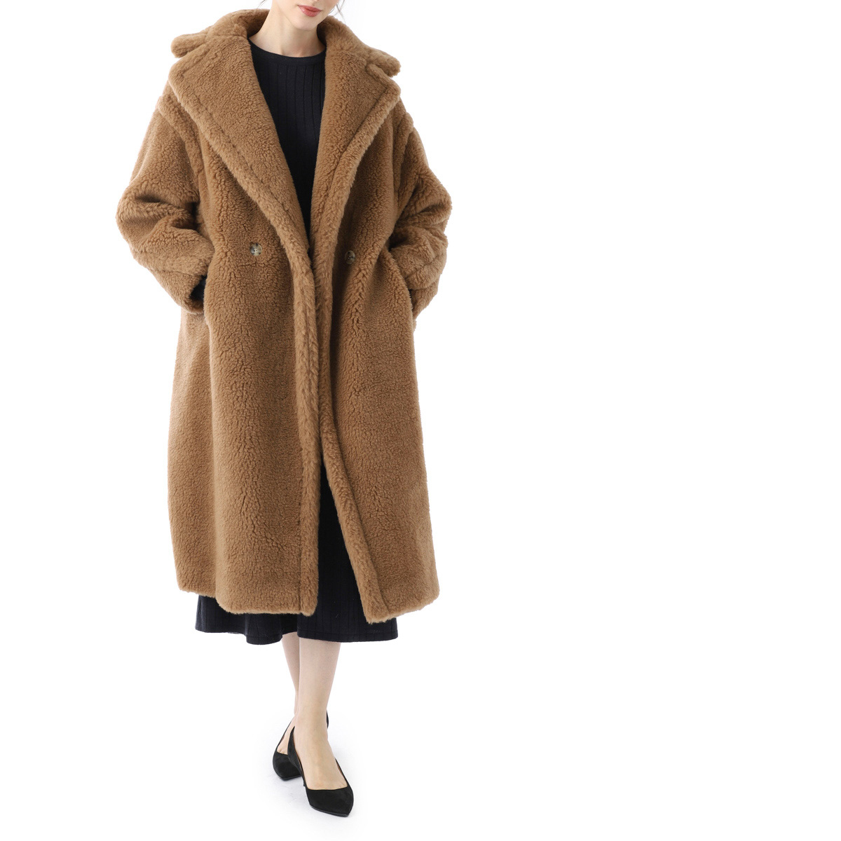 マックスマーラ / Max Mara / テディベアコート / ロングコート / TEDDY / CAMMELLO ブラウン / 2421016032600 001 / レディース【返品送料無料】 C