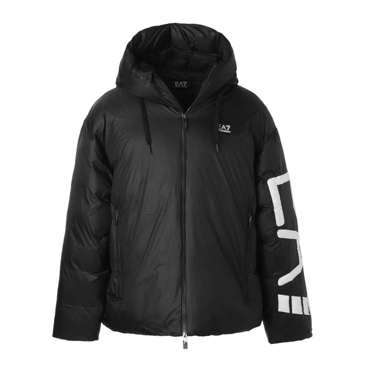 エンポリオアルマーニ / EA7 EMPORIO ARMANI / 中綿入り ジップアップ ブルゾン / パデッドジャケット / BLACK ブラック / 6dpb19 pngaz 1200 / メン