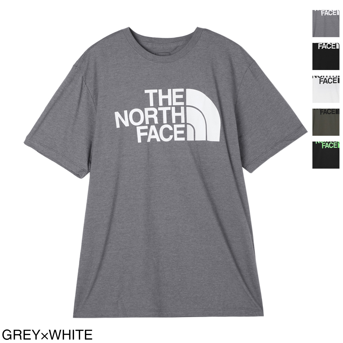 ノースフェイス / THE NORTH FACE / クルーネックTシャツ / MEN'S SHORT-SLEEVE HALF DOME TEE / KHAKI×BLACK グリーン nf0