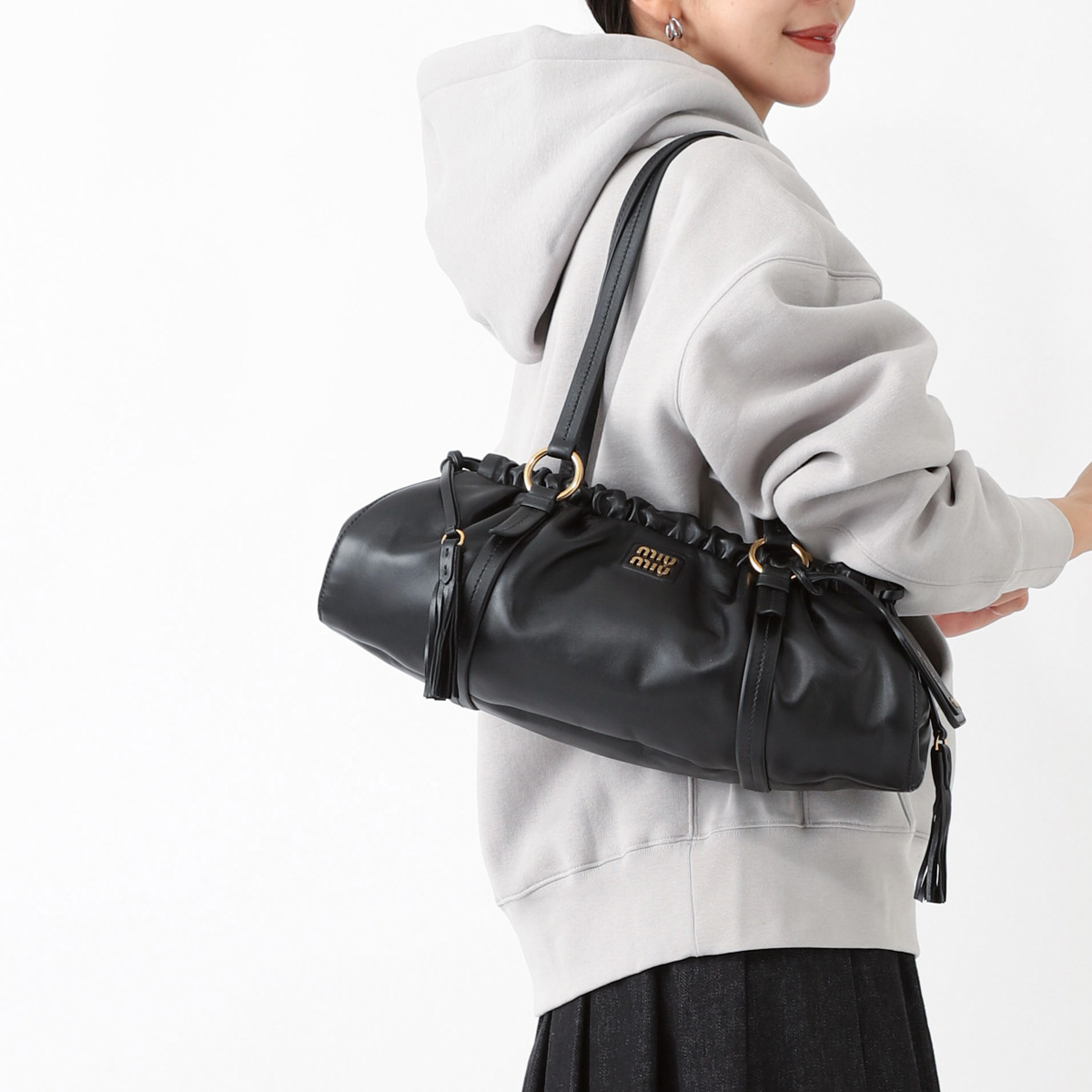 [あす着] ミュウミュウ miu miu トートバッグ ショルダーバッグ レディース JOIE